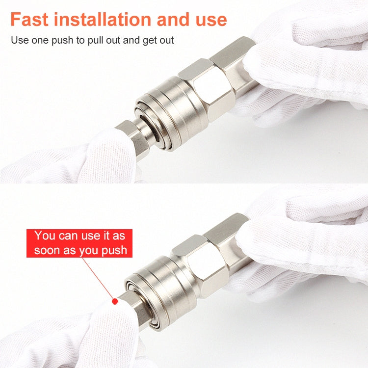 LAIZE PF-20 10pcs C-type Self-lock Pneumatic Quick Fitting Connector -  by LAIZE | Online Shopping UK | buy2fix