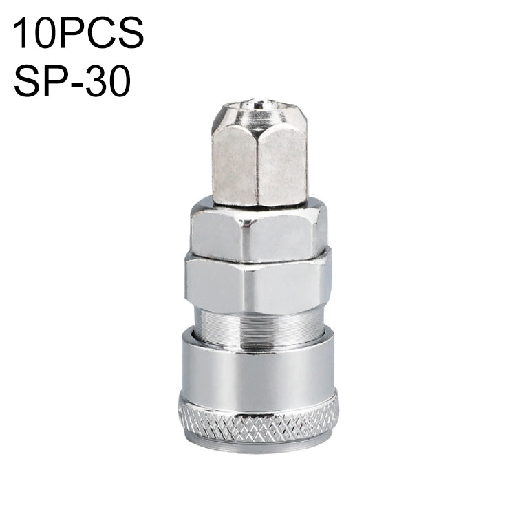 LAIZE SP-30 10pcs C-type Self-lock Air Tube Pneumatic Quick Fitting Connector -  by LAIZE | Online Shopping UK | buy2fix