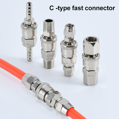 LAIZE SP-30 10pcs C-type Self-lock Air Tube Pneumatic Quick Fitting Connector -  by LAIZE | Online Shopping UK | buy2fix