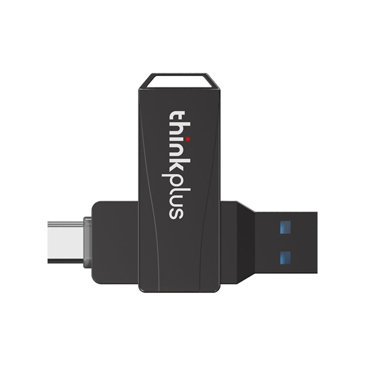 Lenovo Thinkplus MU252 USB 3.1 + USB-C / Type-C Flash Drive, Memory:32GB(Black) - USB Flash Drives by Lenovo | Online Shopping UK | buy2fix