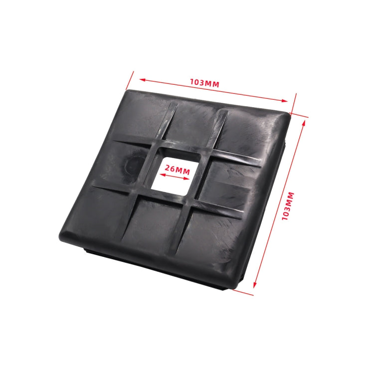 RV 4 inch Square Bumper Cover Caps - In Car by buy2fix | Online Shopping UK | buy2fix