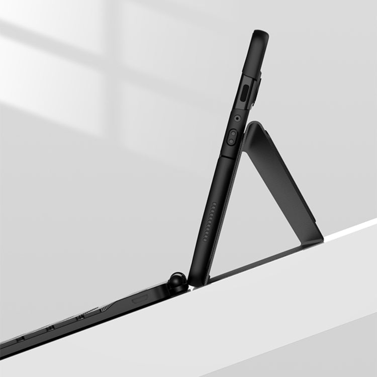For Huawei Mate Xs 2 GKK Magnetic Folding Bluetooth Keyboard Leather Case with Pen(Black) - Huawei Keyboard by GKK | Online Shopping UK | buy2fix