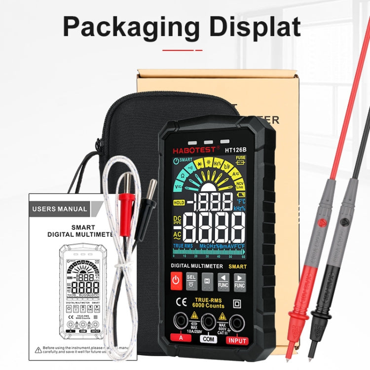 HABOTEST HT126B Digital High Precision Mini Multimeter - Digital Multimeter by HABOTEST | Online Shopping UK | buy2fix