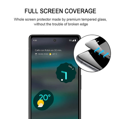 For Google Pixel 6a 25pcs Full Glue Full Cover Screen Protector Tempered Glass Film - Google Tempered Glass by buy2fix | Online Shopping UK | buy2fix