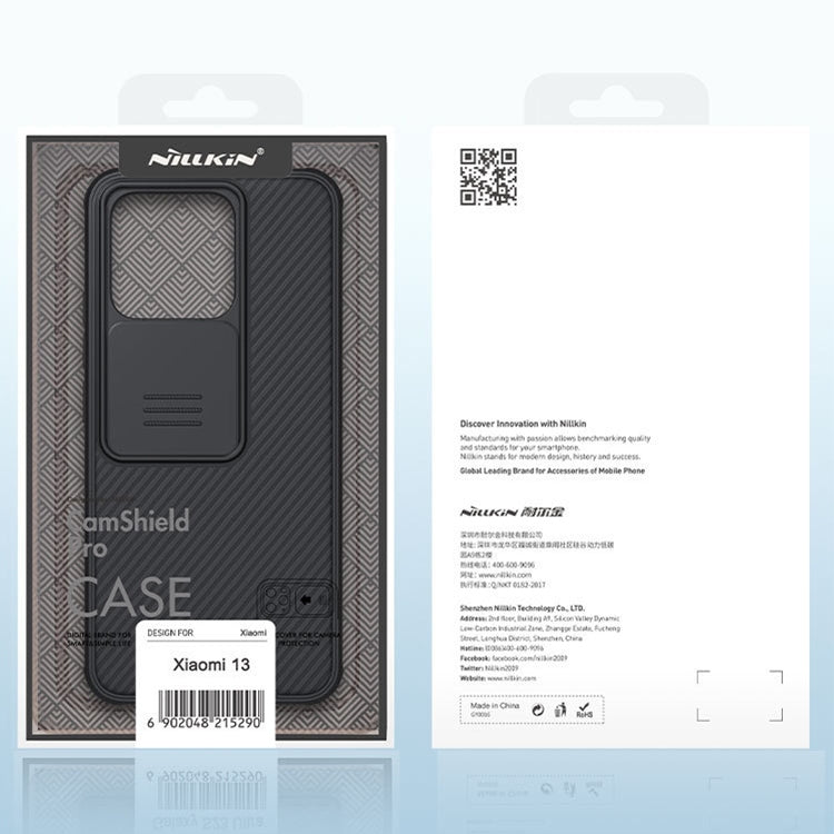 For Xiaomi 13 Pro NILLKIN CamShield Pro PC Phone Case(Blue) - 13 Pro Cases by NILLKIN | Online Shopping UK | buy2fix