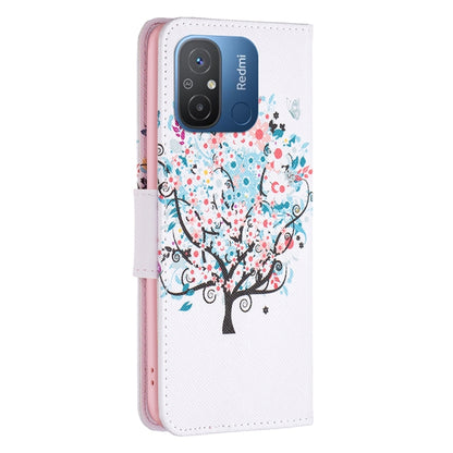 For Xiaomi Redmi 12C Drawing Pattern Leather Phone Case(Tree) - Xiaomi Cases by buy2fix | Online Shopping UK | buy2fix