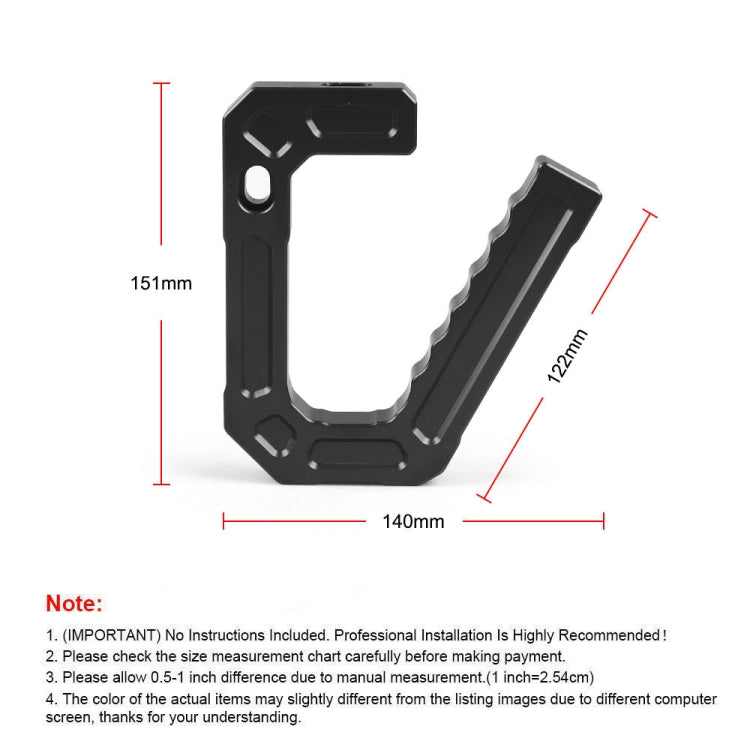 For Jeep Wrangler JK 2007-2018 Car Modification Aluminum Interior Handle(Silver) - In Car by buy2fix | Online Shopping UK | buy2fix