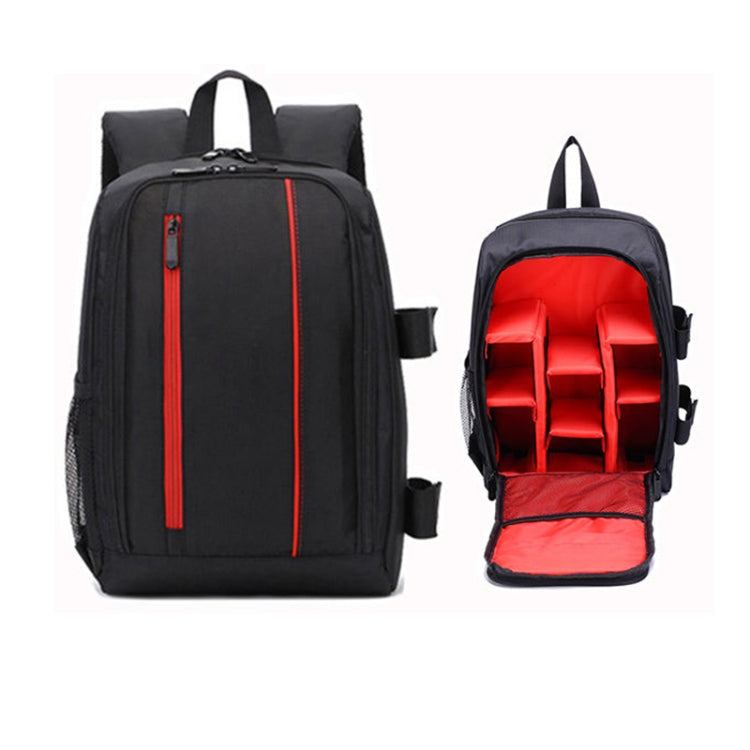 Outdoor Camera Backpack Waterproof Photography Camera Shoulders Bag, Size:33.5x25.5x15.5cm(Red) - Backpack by buy2fix | Online Shopping UK | buy2fix