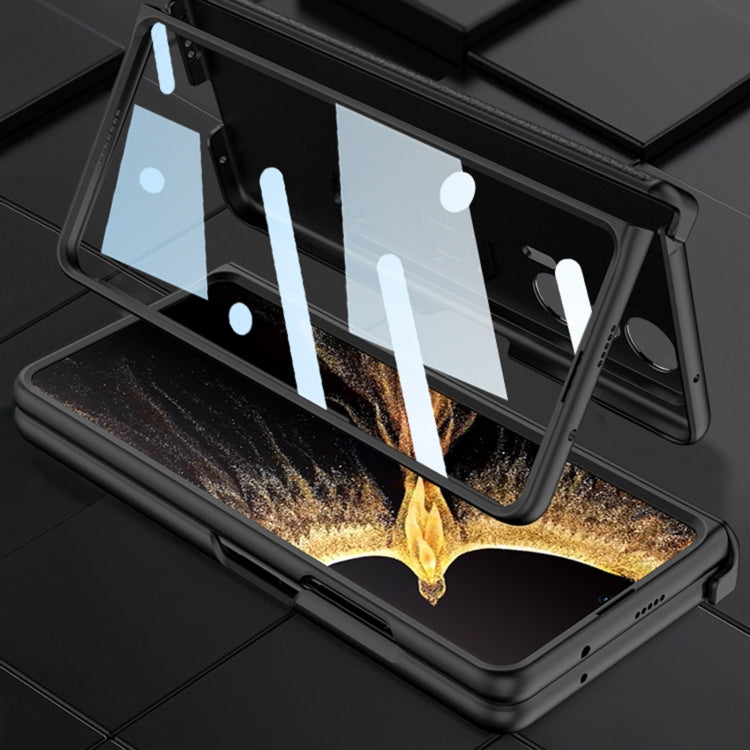 For Honor Magic VS GKK Magnetic Hinge Flip Leather Phone Case with Holder(Orange) - Honor Cases by GKK | Online Shopping UK | buy2fix