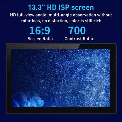 PR1335T 13.3 inch IPS Display Advertising Machine, 2GB+16GB, CPU:RK3399 Hexa-Core 1.8GHz(UK Plug) - Consumer Electronics by buy2fix | Online Shopping UK | buy2fix