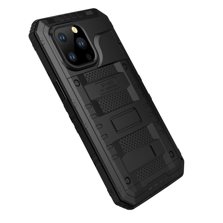 For iPhone 14 Pro RedPepper Wolf 360 Full Body Rugged Life Waterproof Phone Case(Black) - iPhone 14 Pro Cases by RedPepper | Online Shopping UK | buy2fix