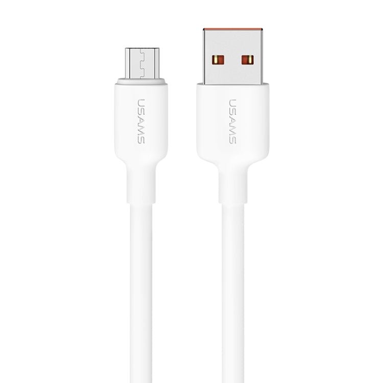 USAMS US-SJ609 U84 2A USB to Micro USB Charging Data Cable, Cable Length:3m(White) -  by USAMS | Online Shopping UK | buy2fix