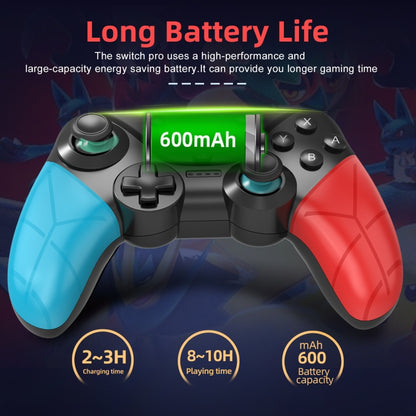 788 Bluetooth 5.0 Wireless Game Controller for Nintendo Switch(Blue Red) - Gamepads by buy2fix | Online Shopping UK | buy2fix