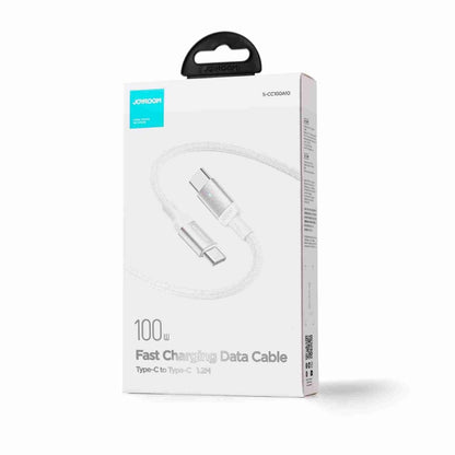 JOYROOM S-CC100A10 Extraordinary Series 100W USB-C / Type-C to USB-C / Type-C Fast Charging Data Cable, Cable Length:1.2m(White) - USB-C & Type-C Cable by JOYROOM | Online Shopping UK | buy2fix