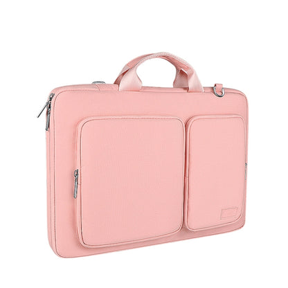 ST11 Polyester Thickened Laptop Bag, Size:13.3 inch(Pink) - 13.3 inch by buy2fix | Online Shopping UK | buy2fix