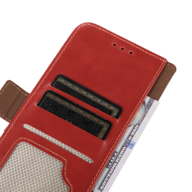 For Sony Xperia 1 V Crazy Horse Top Layer Cowhide Leather Phone Case(Red) - Sony Cases by buy2fix | Online Shopping UK | buy2fix