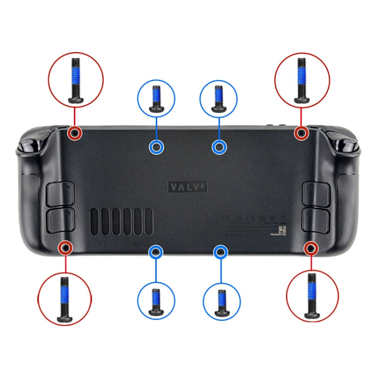 12 in 1 Steam Deck Abschirmung + Back Cover + Hard Disk Screw Set - Repair & Spare Parts by buy2fix | Online Shopping UK | buy2fix