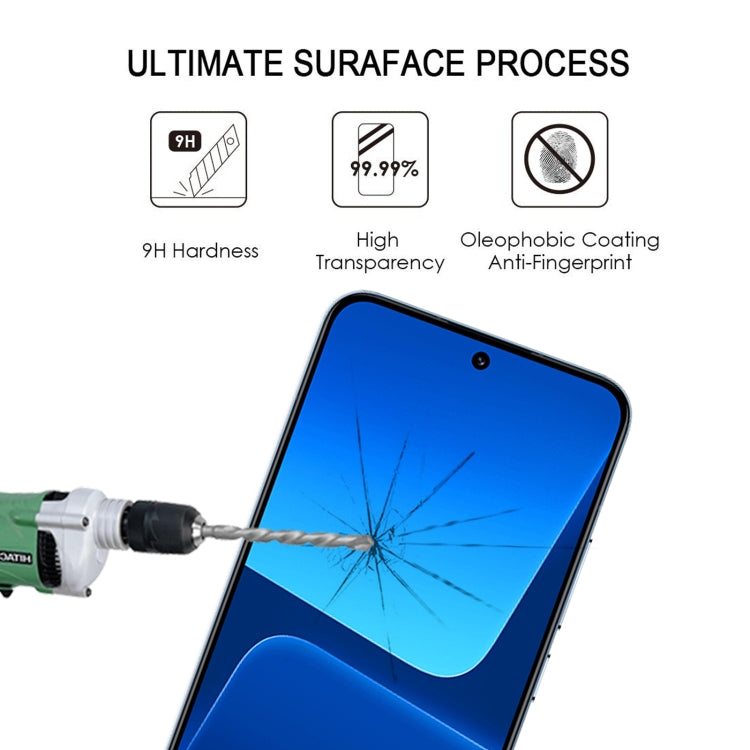 For Xiaomi 13 Ultra Full Glue 9H HD 3D Curved Edge Tempered Glass Film(Black) - 13 Ultra Tempered Glass by buy2fix | Online Shopping UK | buy2fix