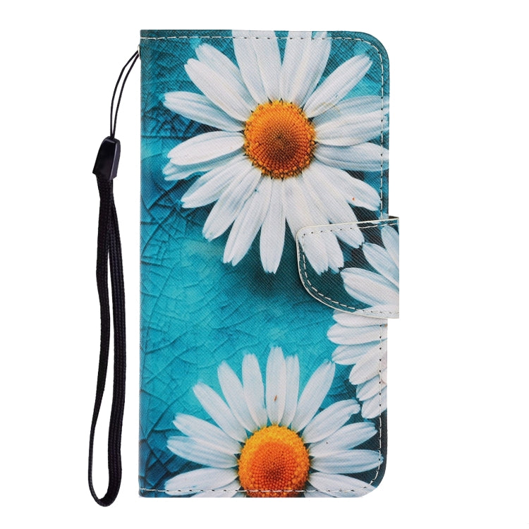 For Xiaomi Redmi Note 12 5G Global/Poco X5 Colored Drawing Pattern Flip Leather Phone Case(Daisy) - Note 12 Cases by buy2fix | Online Shopping UK | buy2fix