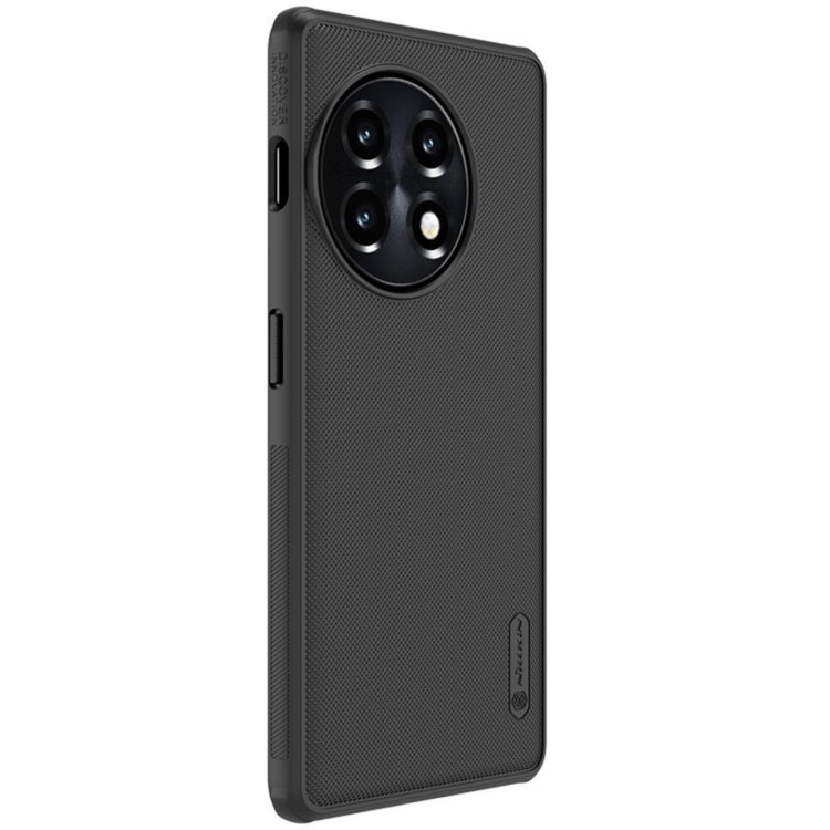 For OnePlus Ace 2/11R NILLKIN Frosted Shield Pro PC + TPU Phone Case(Black) - OnePlus Cases by NILLKIN | Online Shopping UK | buy2fix