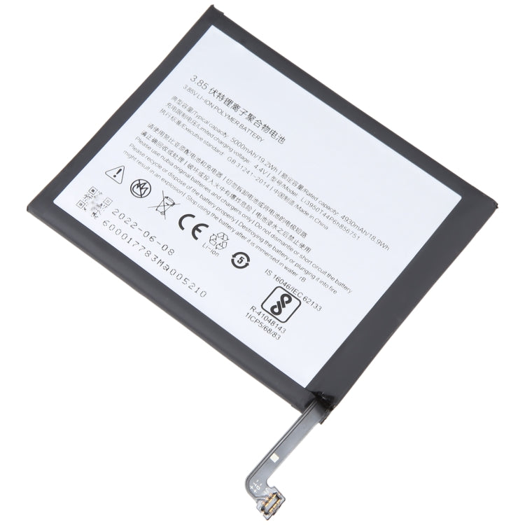 For ZTE Nubia N2 NX575J 5000mAh Battery Replacement Li3950T44P6h856751 - Others by buy2fix | Online Shopping UK | buy2fix