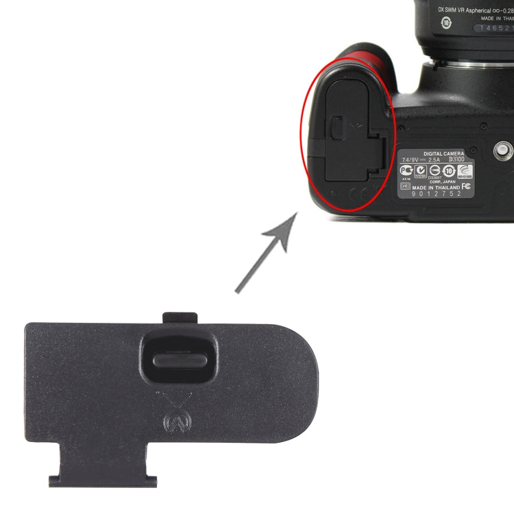 For Nikon D3100 OEM Battery Compartment Cover - Repair & Spare Parts by buy2fix | Online Shopping UK | buy2fix