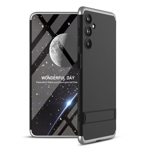 For Samsung Galaxy F54 GKK Three Stage Splicing Full Coverage PC Phone Case(Black Silver) - Galaxy Phone Cases by GKK | Online Shopping UK | buy2fix