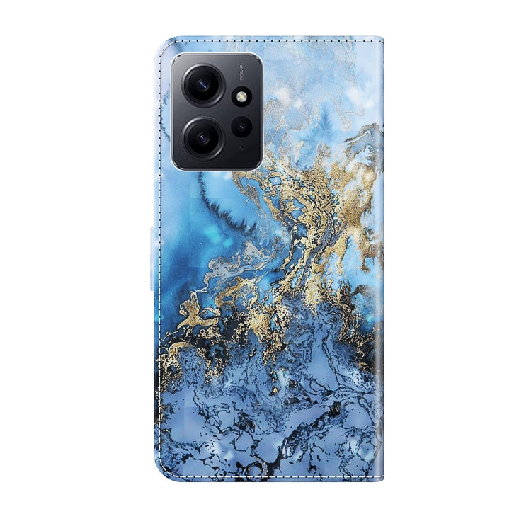 For Xiaomi Redmi Note 12 4G Global 3D Painting Pattern Flip Leather Phone Case(Milky Way) - Note 12 Cases by buy2fix | Online Shopping UK | buy2fix