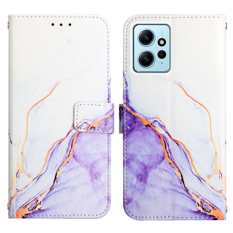 For Xiaomi Redmi Note 12 4G Global PT003 Marble Pattern Flip Leather Phone Case(LS006) - Note 12 Cases by buy2fix | Online Shopping UK | buy2fix