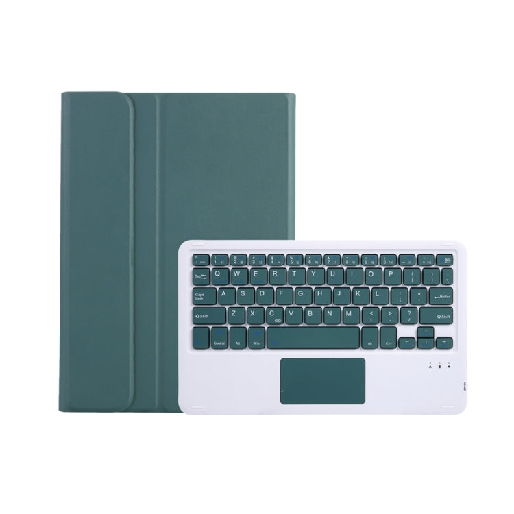 For Xiaomi Pad 6 / Pad 6 Pro A0N7-A Lambskin Texture Ultra-thin Bluetooth Keyboard Leather Case with Touchpad(Dark Green) - Others Keyboard by buy2fix | Online Shopping UK | buy2fix