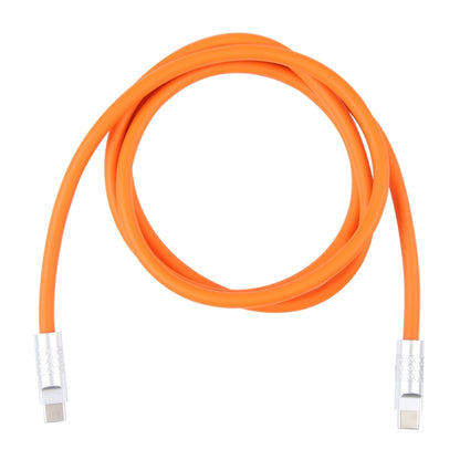 Mech Series 120W USB-C / Type-C to USB-C / Type-C Metal Plug Silicone Fast Charging Data Cable, Length: 1.2m(Orange) -  by buy2fix | Online Shopping UK | buy2fix