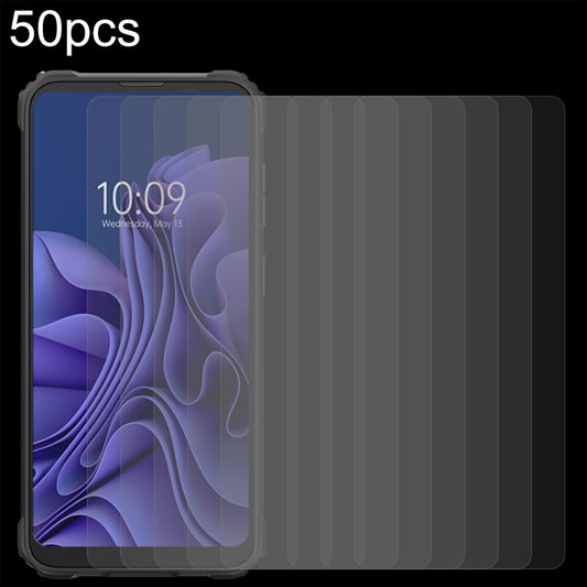 For Blackview BV5300 50pcs 0.26mm 9H 2.5D Tempered Glass Film - For Blackview by buy2fix | Online Shopping UK | buy2fix