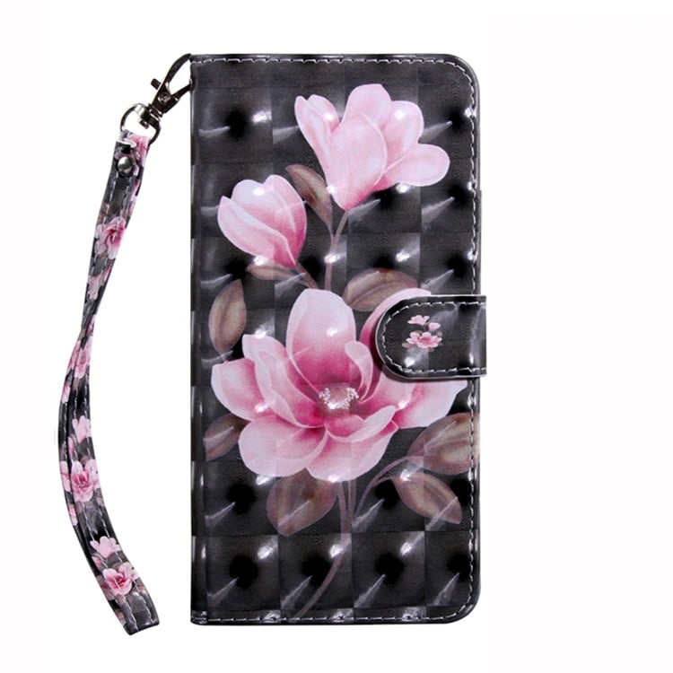 For Xiaomi 13 Ultra 3D Painted Pattern Leather Phone Case(Pink Flower) - 13 Ultra Cases by buy2fix | Online Shopping UK | buy2fix