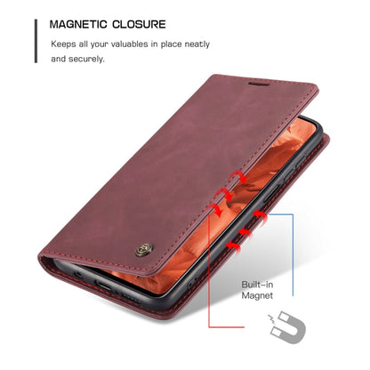 For Xiaomi Redmi Note 9 Pro/Note 9 Pro Max/Note 9s CaseMe 013 Multifunctional Horizontal Flip Leather Case, with Card Slot & Holder & Wallet(Wine Red) - Xiaomi Cases by CaseMe | Online Shopping UK | buy2fix