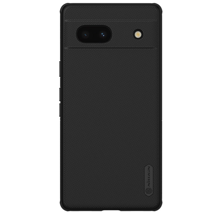 For Google Pixel 7A NILLKIN Frosted Shield Pro PC + TPU Phone Case(Black) - Google Cases by NILLKIN | Online Shopping UK | buy2fix