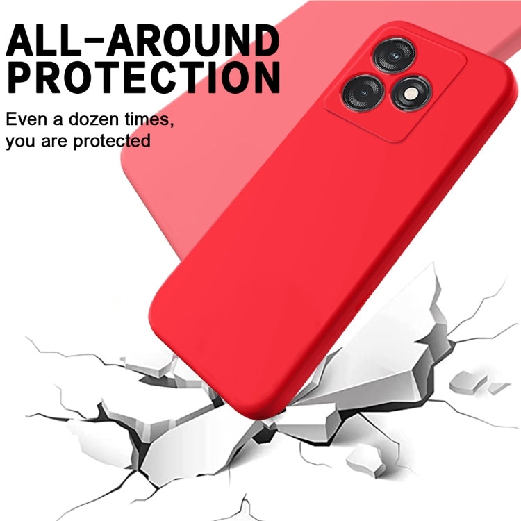 For Tecno Spark 10 4G / 10C 4G Pure Color Liquid Silicone Shockproof Phone Case(Red) - Tecno Cases by buy2fix | Online Shopping UK | buy2fix