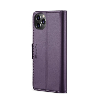 For iPhone 11 Pro CaseMe 023 Butterfly Buckle Litchi Texture RFID Anti-theft Leather Phone Case(Pearly Purple) - iPhone 11 Pro Cases by CaseMe | Online Shopping UK | buy2fix