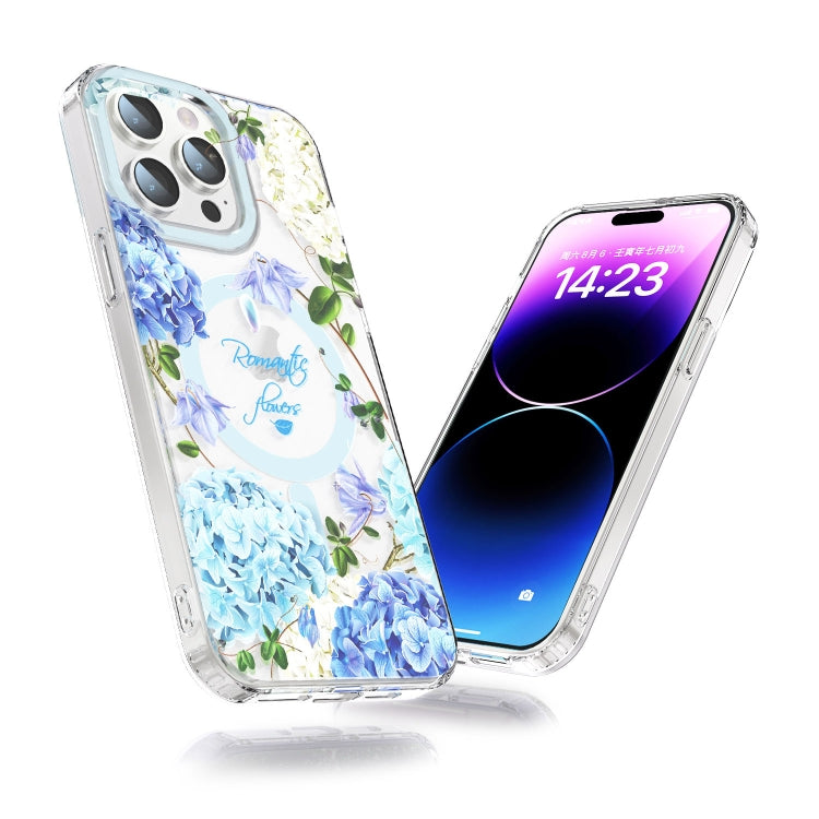 For iPhone 13 Pro MagSafe Magnetic TPU Phone Case(Small Floral) - iPhone 13 Pro Cases by buy2fix | Online Shopping UK | buy2fix