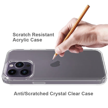 For iPhone 15 Pro Max Scratchproof Acrylic TPU Phone Case(Black) - iPhone 15 Pro Max Cases by buy2fix | Online Shopping UK | buy2fix