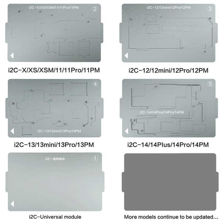 i2C T20 Intelligent Motherboard Middle Layered Heating Platform For iPhone X-13 Series, Plug:US - Repair Platform by buy2fix | Online Shopping UK | buy2fix