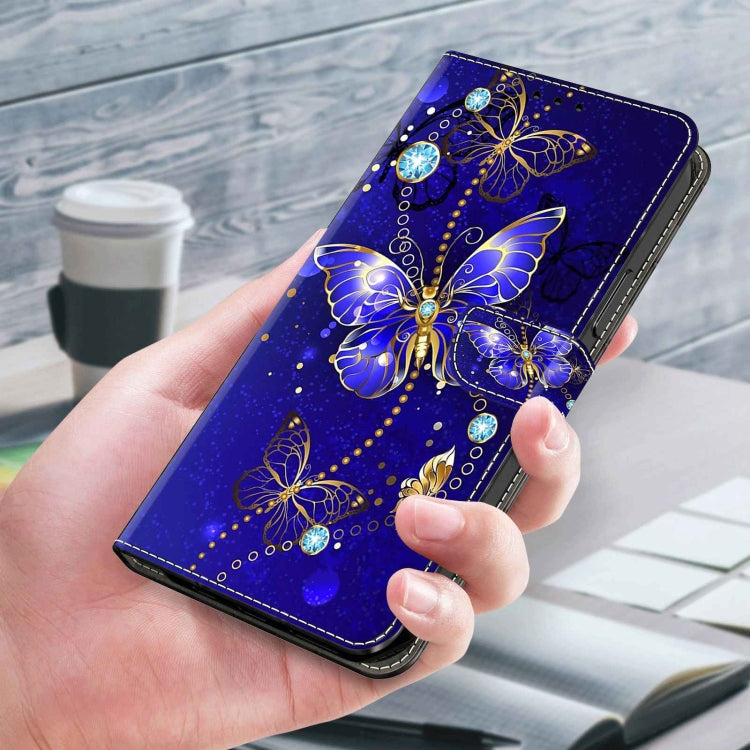 For Xiaomi Redmi Note 8T Crystal 3D Shockproof Protective Leather Phone Case(Diamond Butterfly) - Xiaomi Cases by buy2fix | Online Shopping UK | buy2fix