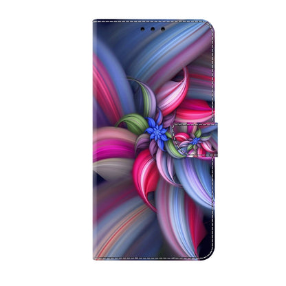 For Xiaomi Redmi Note 10 4G Crystal 3D Shockproof Protective Leather Phone Case(Colorful Flower) - Xiaomi Cases by buy2fix | Online Shopping UK | buy2fix