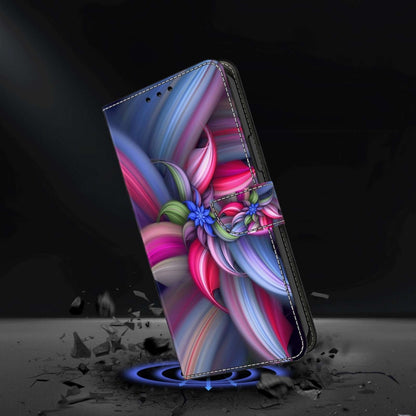 For Xiaomi Redmi Note 9 Pro Crystal 3D Shockproof Protective Leather Phone Case(Colorful Flower) - Xiaomi Cases by buy2fix | Online Shopping UK | buy2fix