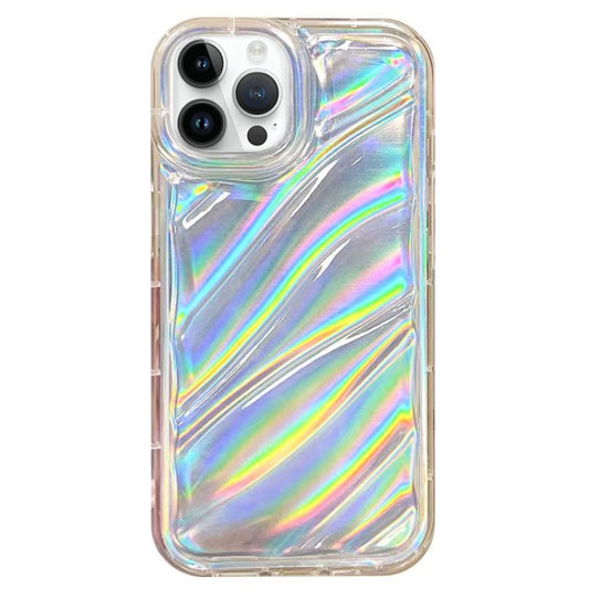 For iPhone 13 Pro Laser Sequin Waves TPU Phone Case(Transparent) - iPhone 13 Pro Cases by buy2fix | Online Shopping UK | buy2fix