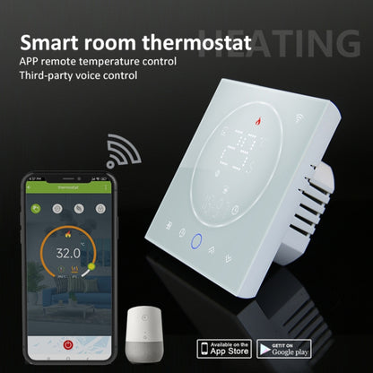 BHT-008GBLW 95-240V AC 16A Smart Home Electric Heating LED Thermostat With WiFi(Black) - Thermostat & Thermometer by buy2fix | Online Shopping UK | buy2fix