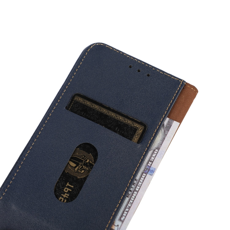 For Nokia G42 5G KHAZNEH Nappa Top Layer Cowhide Leather Phone Case(Blue) - Nokia Cases by buy2fix | Online Shopping UK | buy2fix