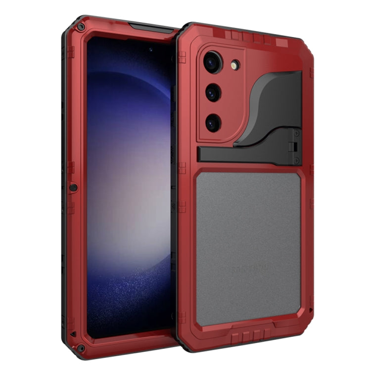 For Samsung Galaxy S23+ 5G RedPepper Wolf 360 Full Body Rugged IP68 Waterproof Phone Case(Red) - Galaxy S23+ 5G Cases by RedPepper | Online Shopping UK | buy2fix