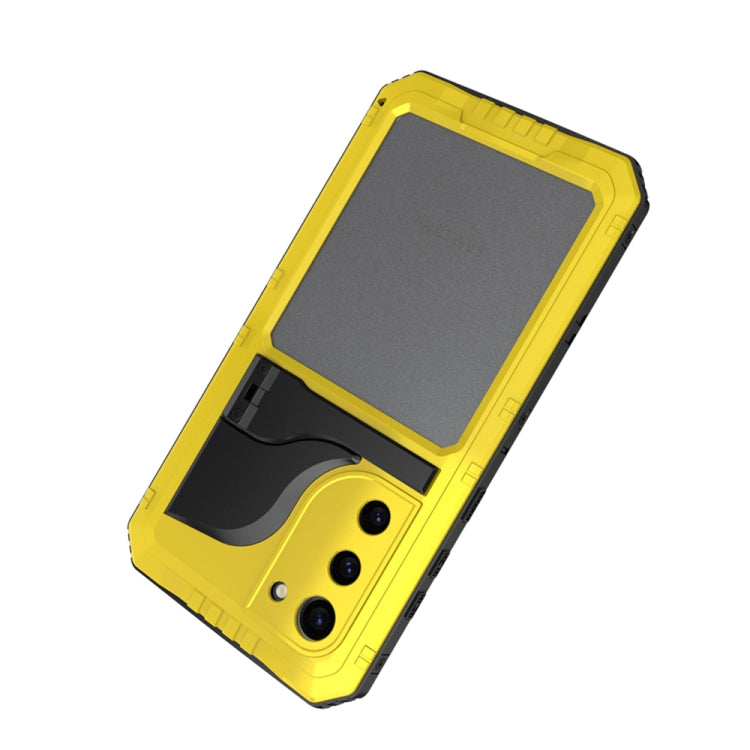 For Samsung Galaxy S23+ 5G RedPepper Wolf 360 Full Body Rugged IP68 Waterproof Phone Case(Yellow) - Galaxy S23+ 5G Cases by RedPepper | Online Shopping UK | buy2fix