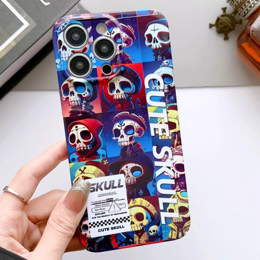 For iPhone 11 Pro Painted Pattern Precise Hole PC Phone Case(Cute Skull) - iPhone 11 Pro Cases by buy2fix | Online Shopping UK | buy2fix