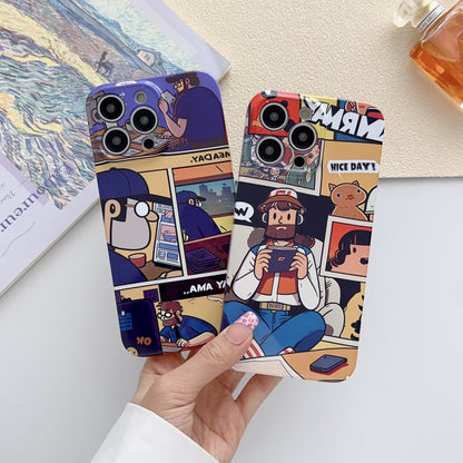 For iPhone XR Painted Pattern Precise Hole PC Phone Case(Bottle Monster) - More iPhone Cases by buy2fix | Online Shopping UK | buy2fix